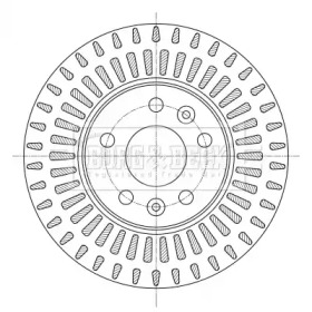 BORG & BECK bbd5391 -  Тормозной диск
